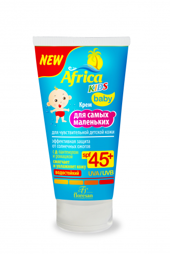 411 Крем для самых маленьких, для чувствительной детской кожи SPF 45+ «Africa Kids» 50мл