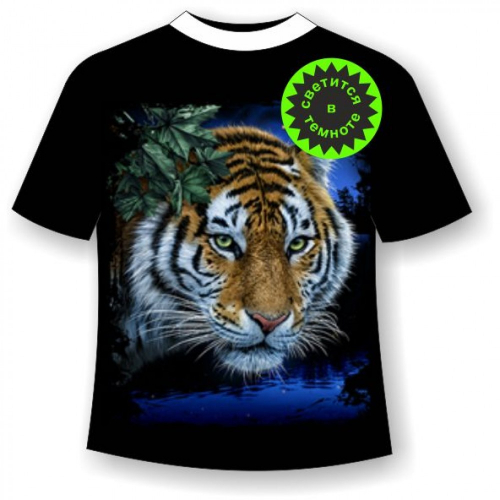 Подростковая футболка Тигр у водопоя 1025