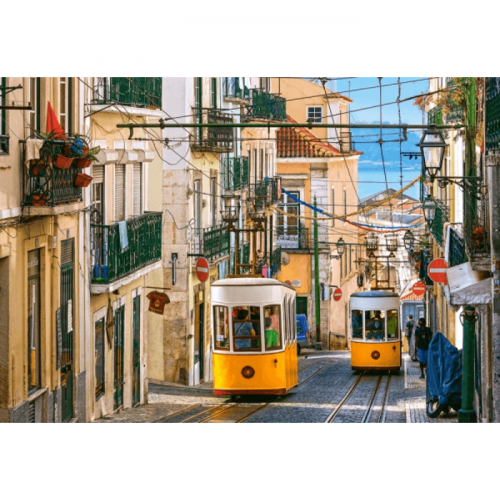 Пазлы 1000 дет. Лиссабонские трамваи. Португалия