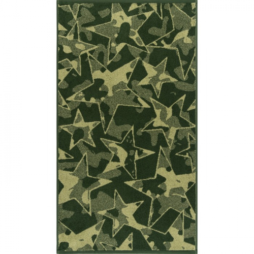 Полотенце махровое Strong army 50х90 см, зеленый, хлопок 100%, 420 г/м2   4695795