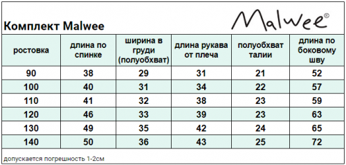Комплект Malwee арт.M-4817 (90)