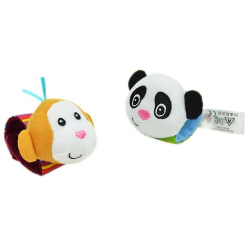 Комплект из браслетов ( 2 шт) Панда и обезьянка