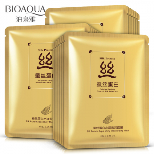 Подтягивающая маска с протеинами шелка BioAqua  Silk Protein, 30гр (7403) (копия)