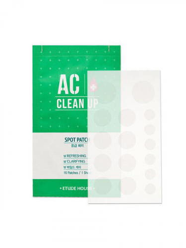 Точечные патчи для проблемной кожи Etude House AC Clean Up Spot Patch 1 лист