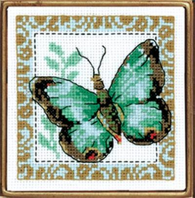 Klart набор для вышивания 5-056 Бабочка салатная