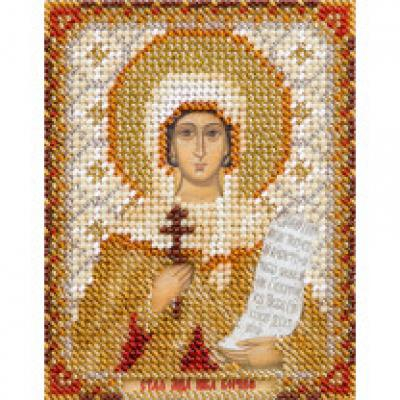 Набор для вышивания PANNA CM-1753 ( ЦМ-1753 ) Икона Святой мученицы Ники (Виктории) Коринфской