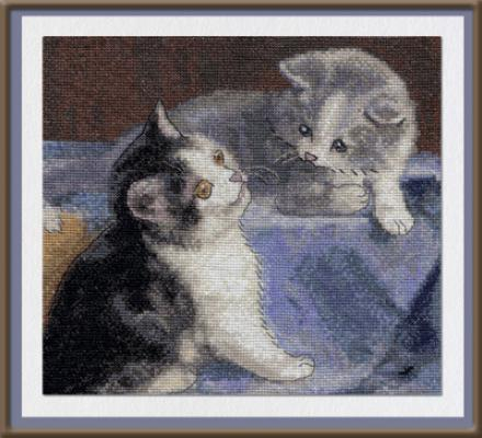 Klart набор для вышивания 8-036 Друзья-котята