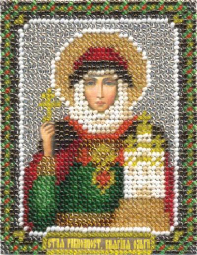 Набор для вышивания PANNA CM-1304 ( ЦМ-1304 ) Икона Святой равноапостольной Княгини Ольги