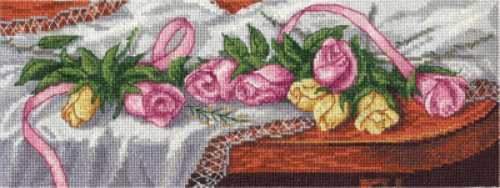 Klart набор для вышивания 8-084 Розы на столе