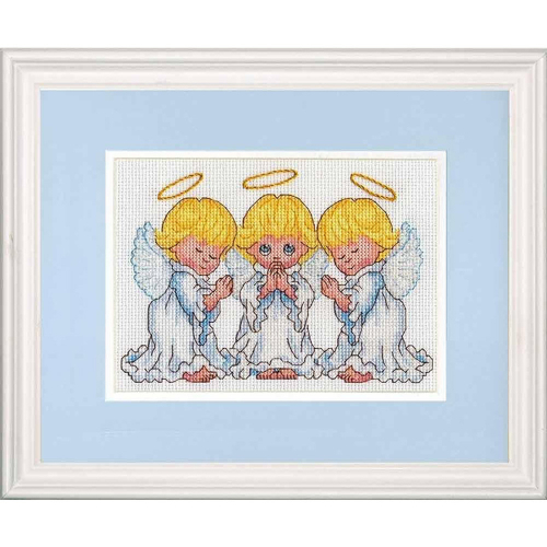 Набор для вышивания DIMENSIONS 70-65167 Маленькие ангелы 17.7 x 12.7 см