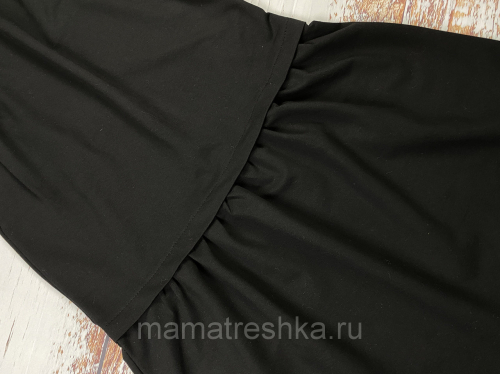 Платье макси черное (50-54)