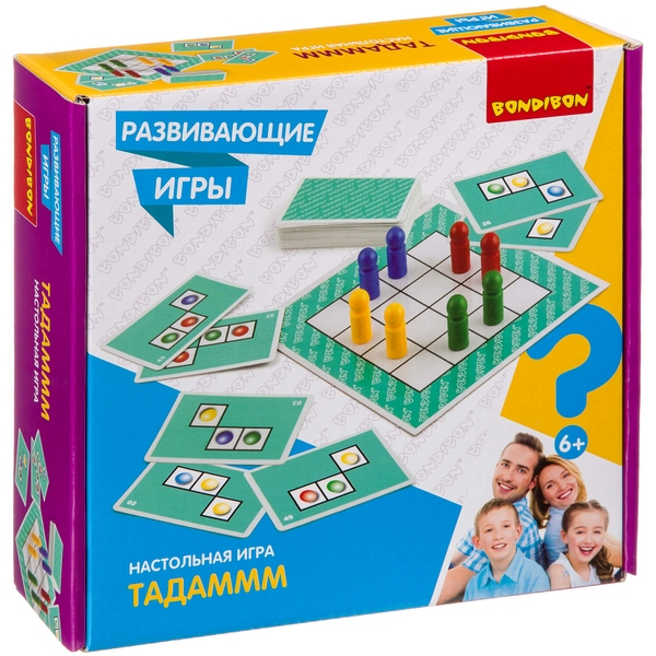 Развивающие игры Bondibon «ТАДАМММ», BOX 22х5,6х21