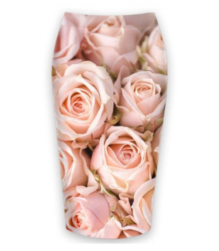 Юбка-карандаш Бутоны роз