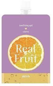 Гель для лица и тела увлажняющий с экстрактами цитрусов SKIN79 Real Fruit Soothing Gel Citrus