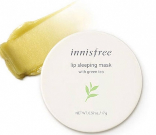 Маска для губ ночная питательная с маслом зеленого чая INNISFREE Lip Sleeping Mask With Green Tea