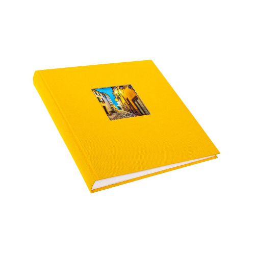 Фотоальбом Goldbuch Классика 60 стр. 26х30 под уголки с окном, желтый 27891