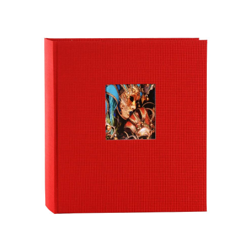 Фотоальбом Goldbuch Классика 60 стр. 26х30 под уголки с окном, красный 27890
