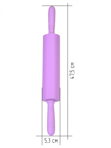 Скалка для теста «Молли», фиолетовая