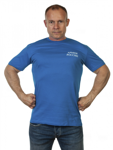 Мужская футболка «Армия России» – милитари стиль по уставу и на каждый день №441