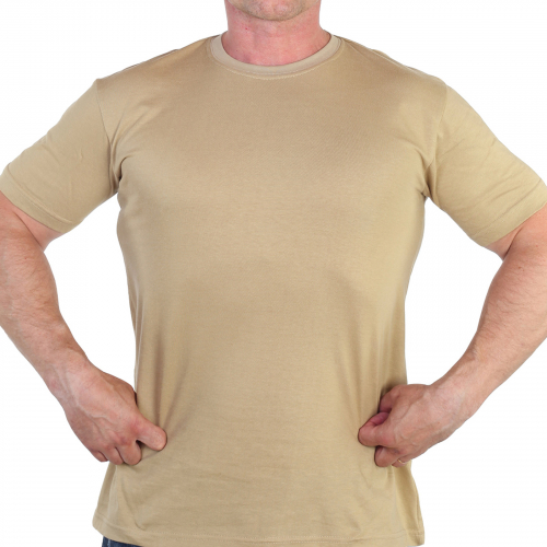 Армейская уставная футболка песочного цвета - базовая футболка для офисных и полевых служащих