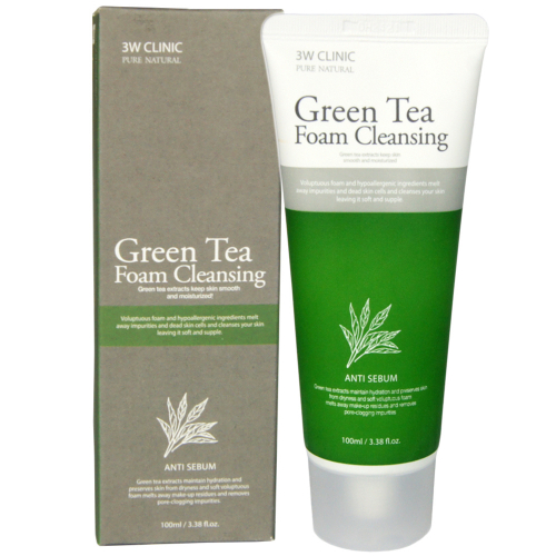 Пенка для умывания с экстрактом зеленого  чаяGreen Tea Foam Cleansing