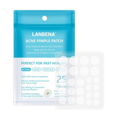 Пластырь от прыщей дневной Lanbena Acne Pimple Patch (голубой)