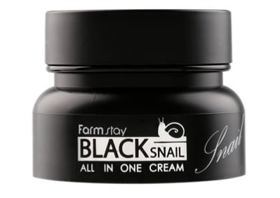 Крем для лица с муцином черной улитки FarmStay Black Snail All in One Cream, 100 мл