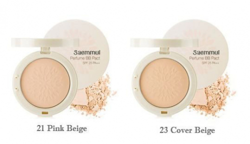 Пудра компактная ароматизированная  Sammul Perfume BB Pact SPF25 PA 20гр