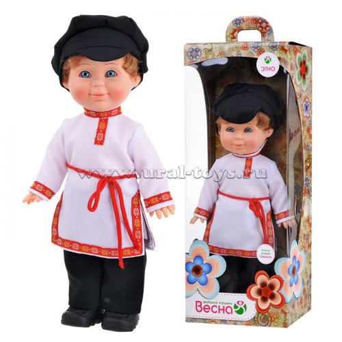 Кукла Митя в русском костюме, со звуком