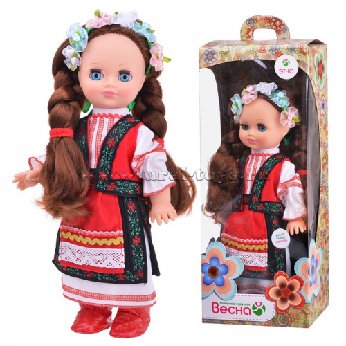 Кукла Элла в украинском костюме со звуком