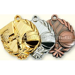 Медали INDIGO Баскетбол d48мм к-т 3шт: золото,серебро,бронза INDIGO 480008 ZS 48 мм