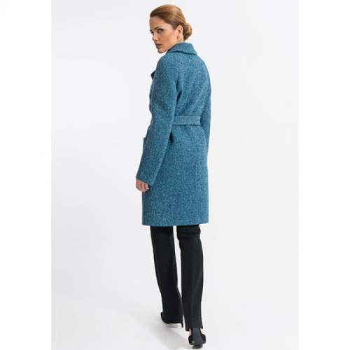 Пальто демисезонное женское 147-2 Gotti голубое