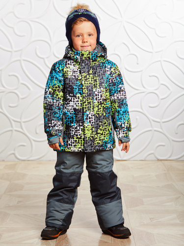 Комплект швейный для мальчиков: куртка, полукомбинезон