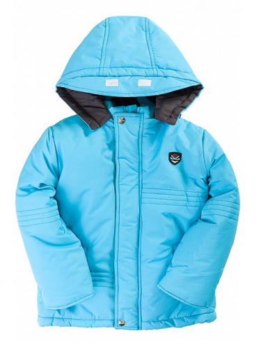 СКИДКА 27% OP003K комплект детский (куртка+полукомбинезон), серо-голубой
