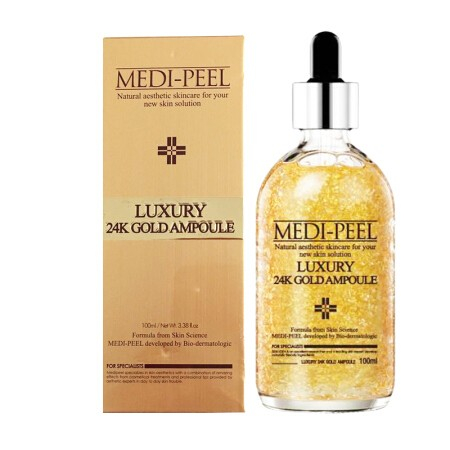 Ампула с золотом 24К для эластичности кожи - MEDI-PEEL LUXURY 24K GOLD AMPOULE 100 ml.