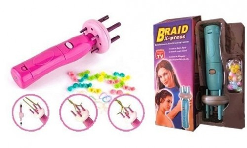 Инструмент для плетения косичек «braid x-press»
