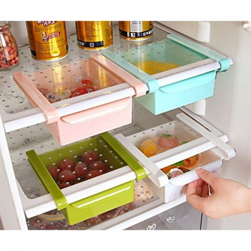 Компактные выдвижные ящички для холодильника refrigerator multifunctional storage box