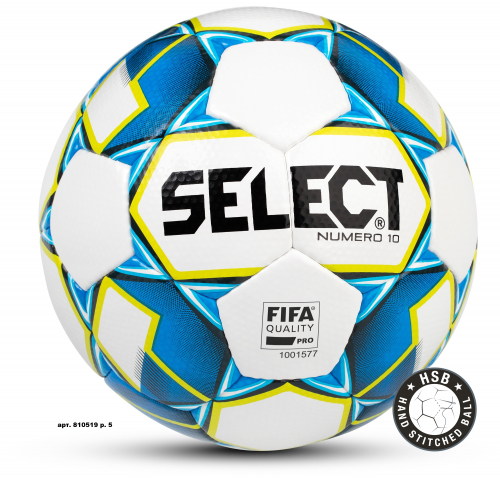 SELECT NUMERO 10 FIFA , мяч ф/б ((020) бел/син/зел, 5)