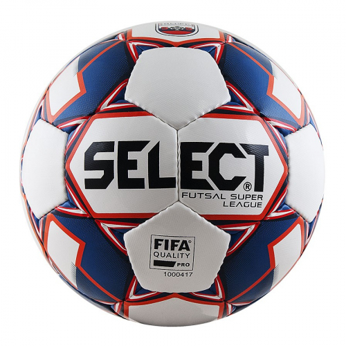SELECT SUPER LEAGUE АМФР РФС FIFA, мяч м/ф ((172) бел/син/крас, 62-64)