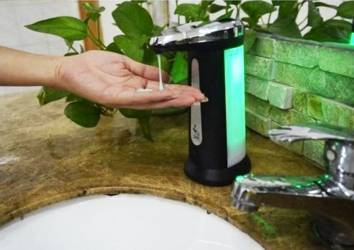 Сенсорная мыльница Touch-free Soap & Sanitizer Dispenser TV-322