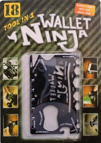 Мультитул кредитка Wallet Ninja 18 в 1