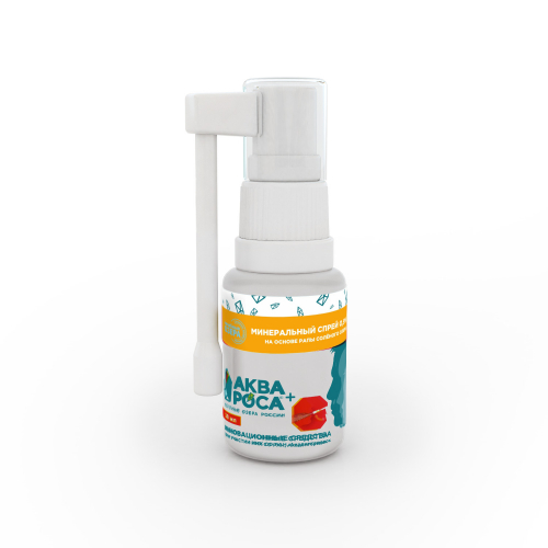 “АкваРоса” Минеральный спрей для полости рта, горла и носа, 0,9% (30 мл)