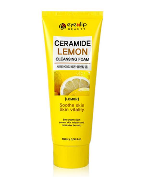 Пенка для умывания CERAMIDE LEMON CLEANSING FOAM 100ml