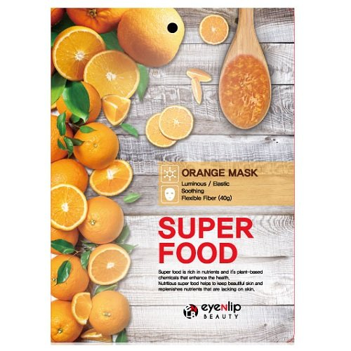 Маска для лица тканевая EYENLIP SUPER FOOD ORANGE MASK  1шт