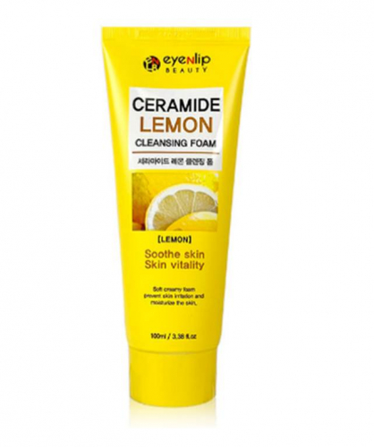 Пенка для умывания CERAMIDE LEMON CLEANSING FOAM 100ml