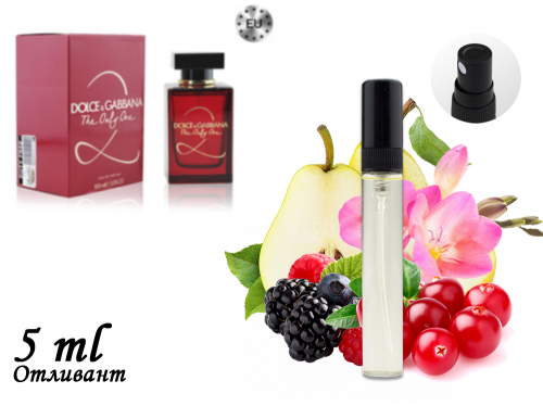 Пробник DOLCE & GABBANA THE ONLY ONE 2, Edp, 5 ml (Lux Europe) 145