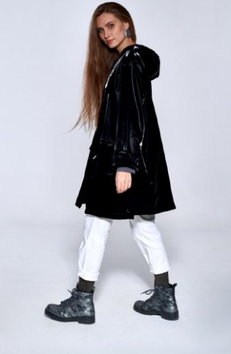 Пальто женское мод.159 Черный
