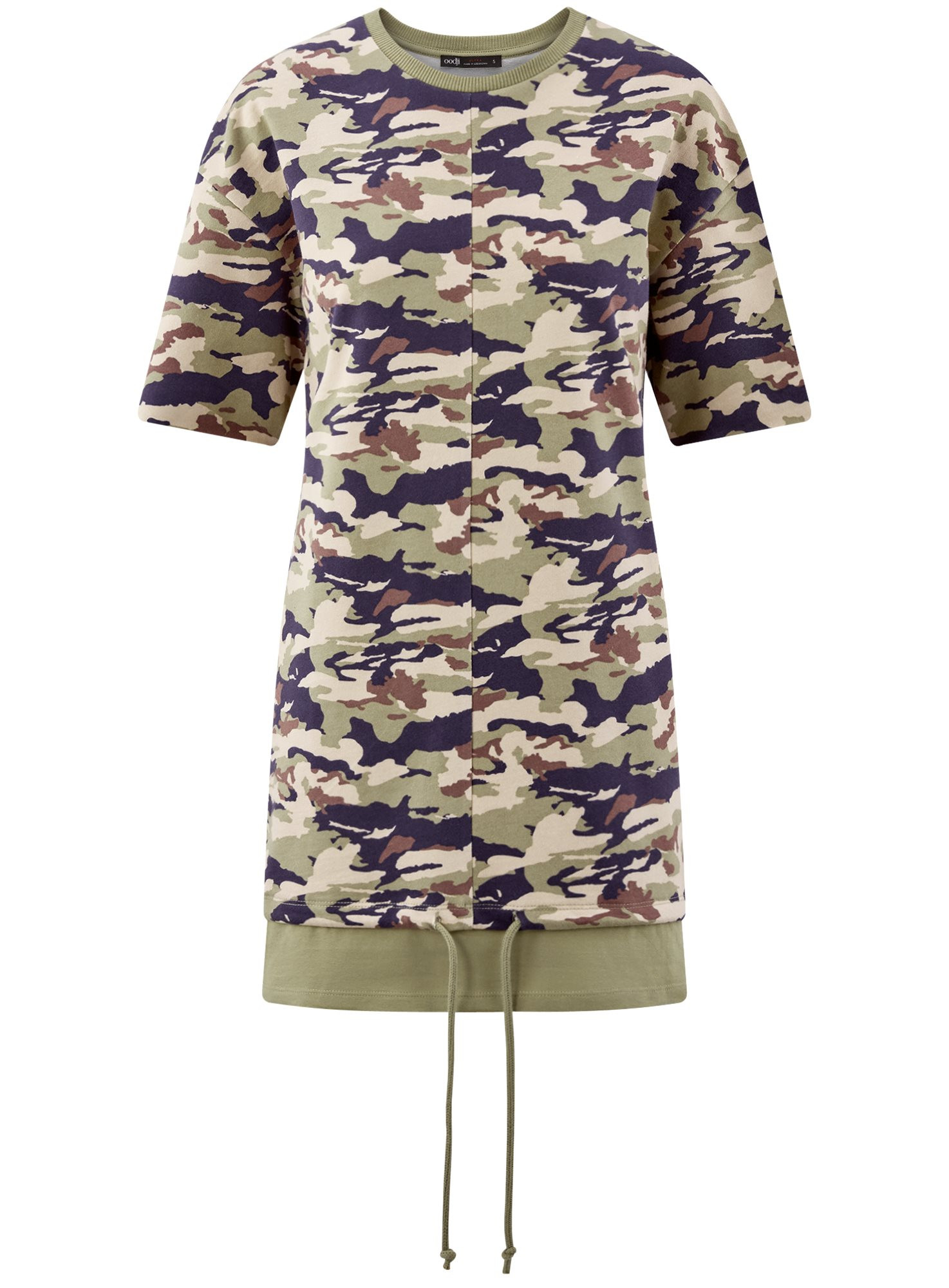 Платье принтованное в стиле oversize
