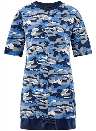 Платье принтованное в стиле oversize