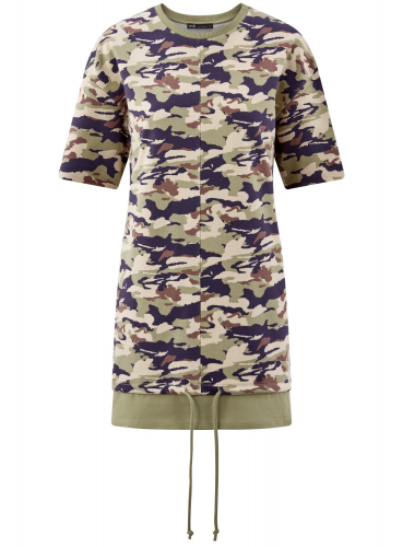 Платье принтованное в стиле oversize